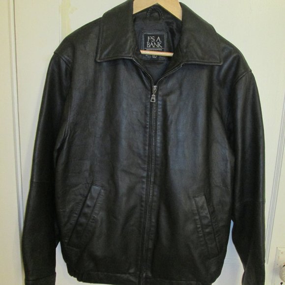 Jos A Bank executive collection black leather